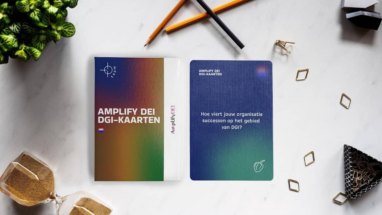 Amplify DEI DGI Kaarten - Trainingsmaterialen met een levendig design