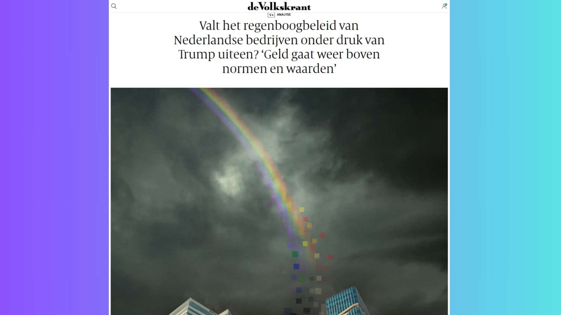 Volkskrant Vivian Acquah Inclusie Diversiteit Vivian Acquah in de media bij People's Newspaper over politieke druk op diversiteitsbeleid